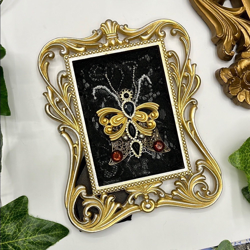 Insect Oddity Art Upcycled Vintage